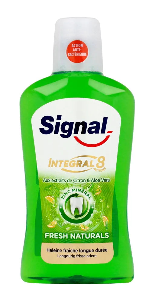 SIGNAL Integral 8 actions mouthwash Citron & Aloe Vera - Higiena