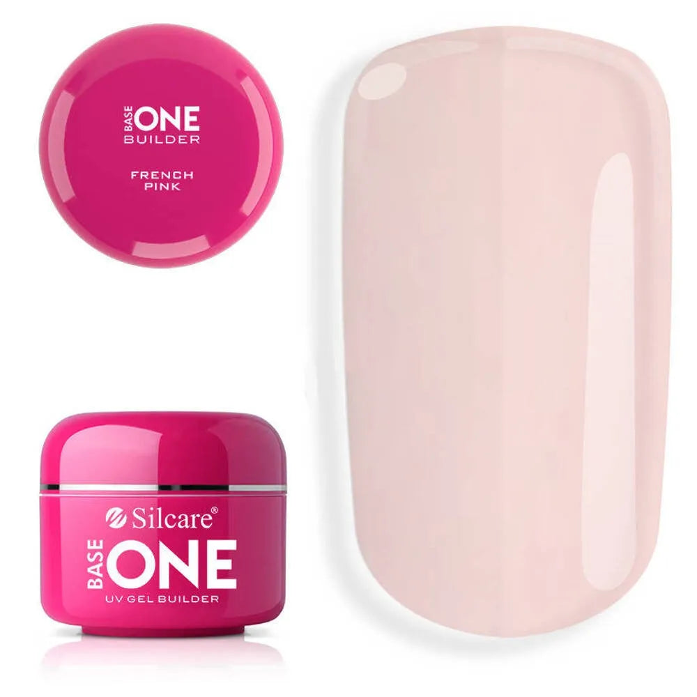SILCARE Base One Gel 50g Prancūziški Skaistalai - Kosmetika
