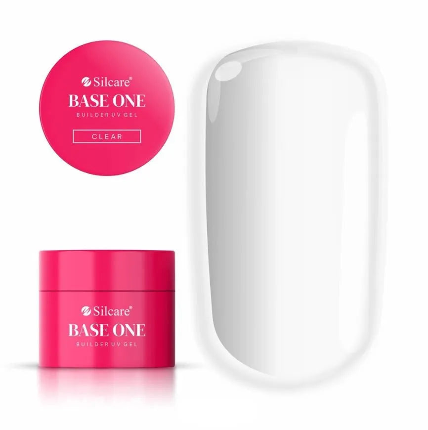 SILCARE Base One Gel Nail Builder - Clear 50 g - Kosmetika