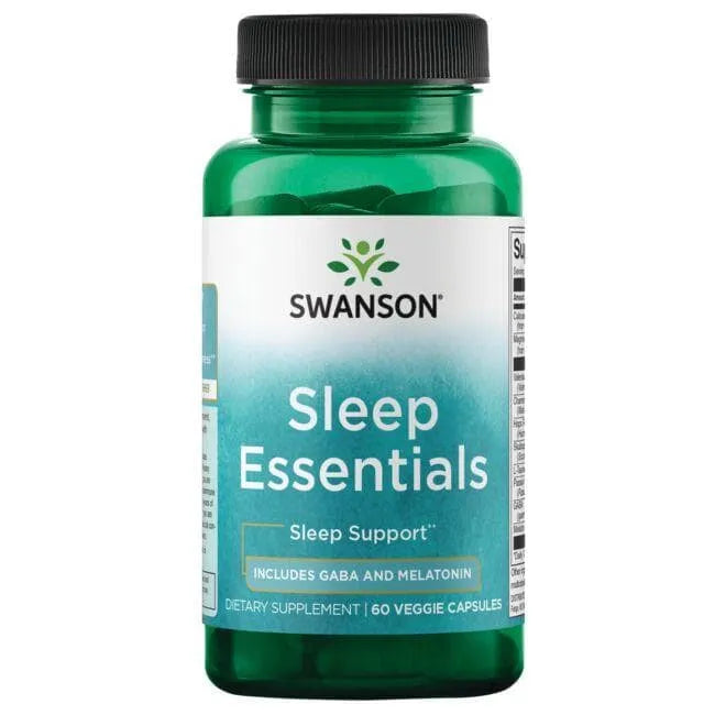 Sleep Essentials - GABA ir melatoninas - N60 - Swanson - Papildai