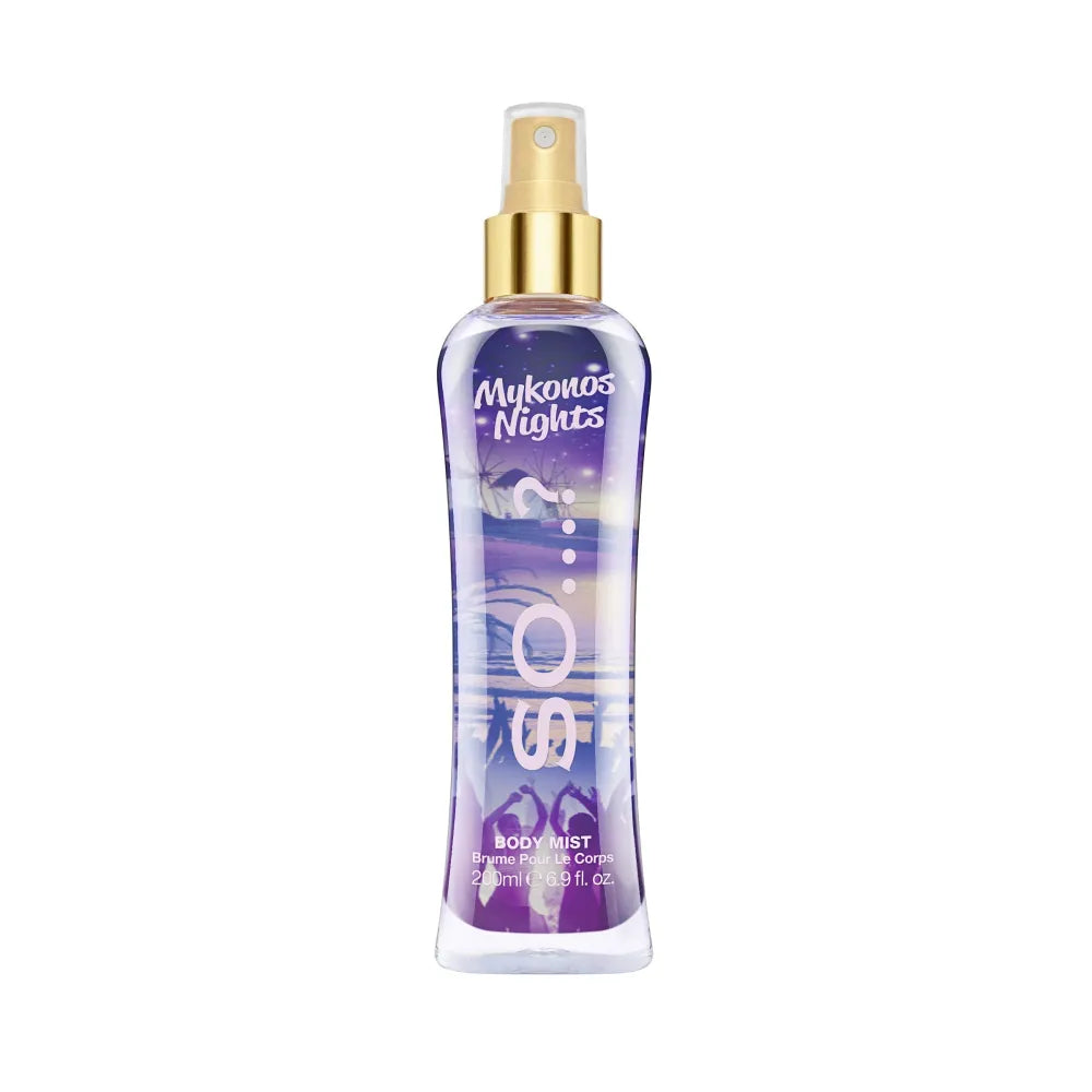 SO...? Pabėgimai! Mykonos Nights Kvepiantis kūno purškiklis 200 ml - Kosmetika
