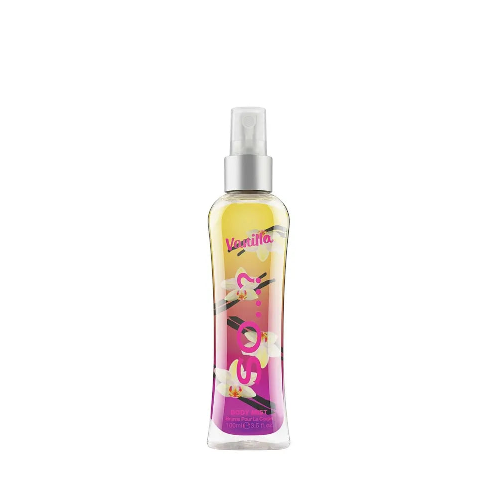 SO...? Vanilės kvapo kūno purškiklis 100 ml - Kosmetika