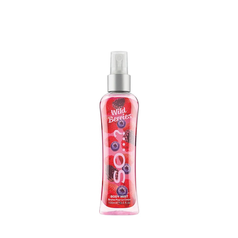 SO...? Wild Berries kvepiantis kūno purškiklis 100 ml - Kosmetika