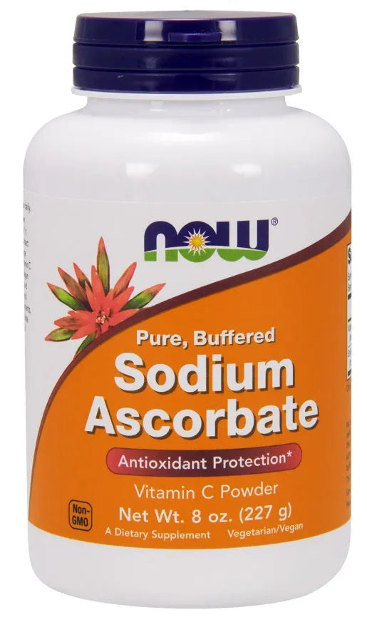 Sodium Ascorbate Powder Buffered - 227g - NOW Foods - Papildai