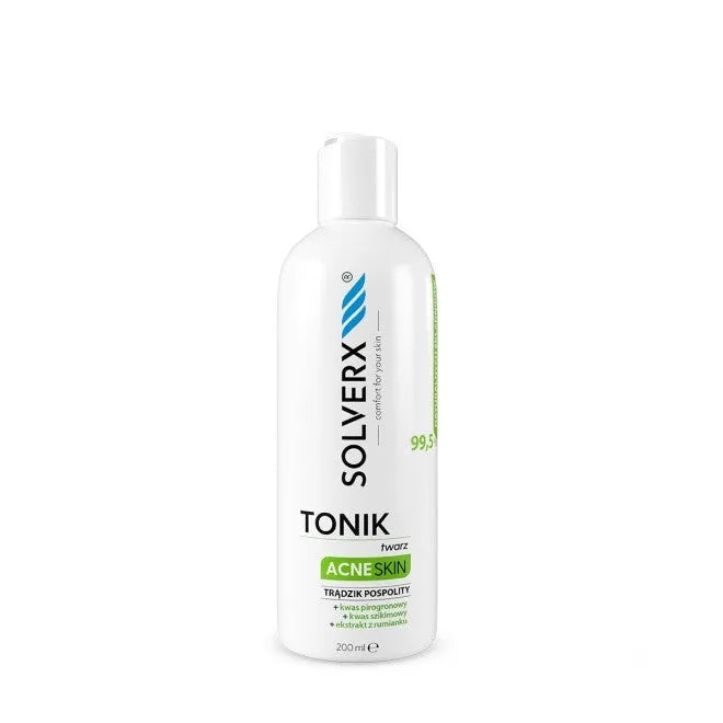 SOLVERX Acne Skin Toner veidui anti-acne 200ml - Kosmetika