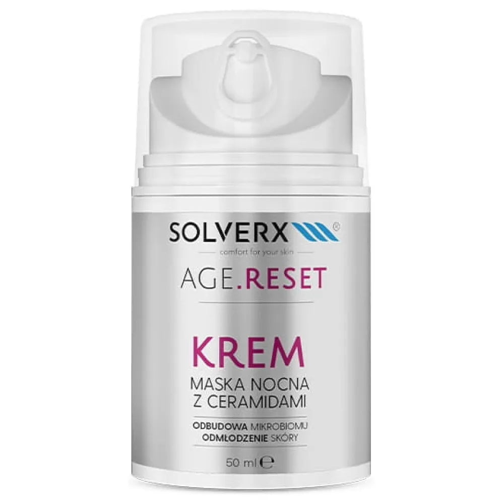 SOLVERX Age Reset Cream - Naktinė kaukė 50 ml - Kosmetika
