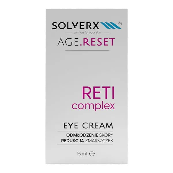 SOLVERX Age.Reset Rejuvenating Eye Cream Reti Complex 15 ml - Kosmetika