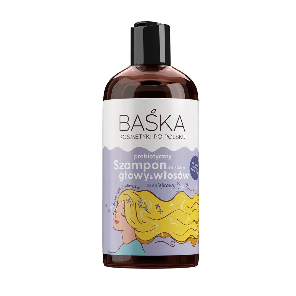 SOLVERX Baśka Prebiotic plaukų šampūnas - Maciejka 500 ml - Kosmetika