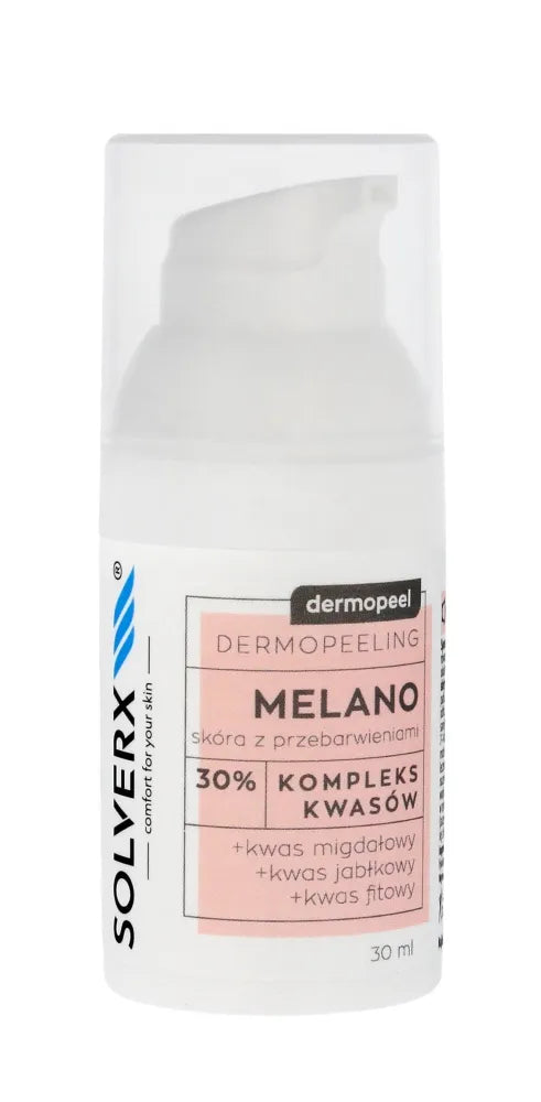 SOLVERX DERMOPEEL pilingas 30% mandelino rūgšties 30ml - Kosmetika