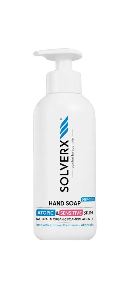 SOLVERX Hand soap DEEP OCEAN ATOPIC&SENSITIVE 250ml rankų muilas - Kosmetika