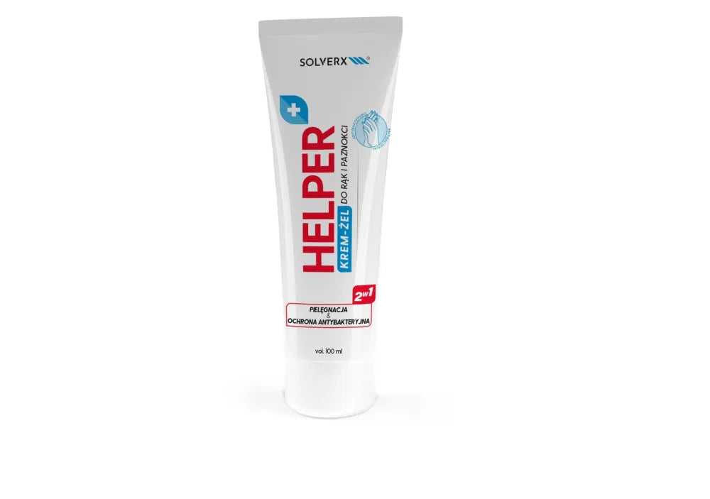 SOLVERX Helper Gel-Cream ANTIBACTERIAL Kompleksas su mikrosidabru 100ml - Kosmetika