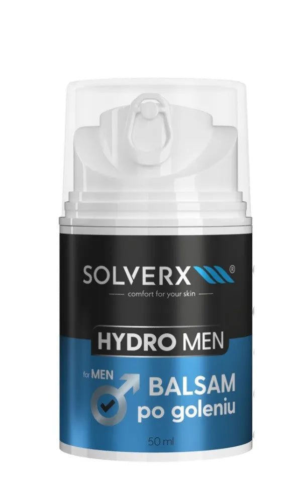 SOLVERX Hydro Men Aftershave Balsamas 50ml - Kosmetika
