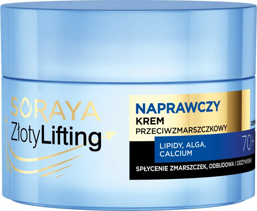 SORAYA Golden Repair Lifting Anti-Wrinkle Cream 70+ dienai ir nakčiai 50ml - Kosmetika