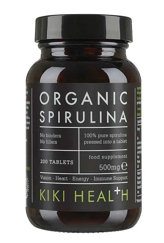 Spirulina 500mg - 200 tablets - KIKI Health - Papildai