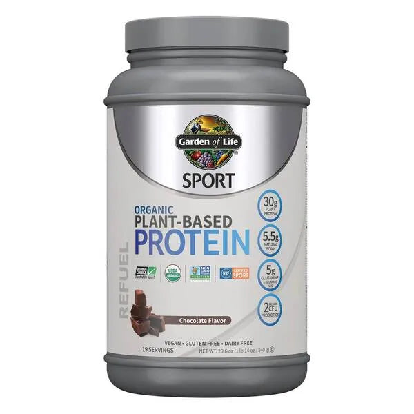 Sport Plant-Based Protein Chocolate - 840g - Garden of Life - Sporto papildai