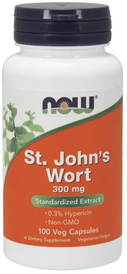 St. John’s Wort 300mg - 100 vcaps - NOW Foods - Papildai