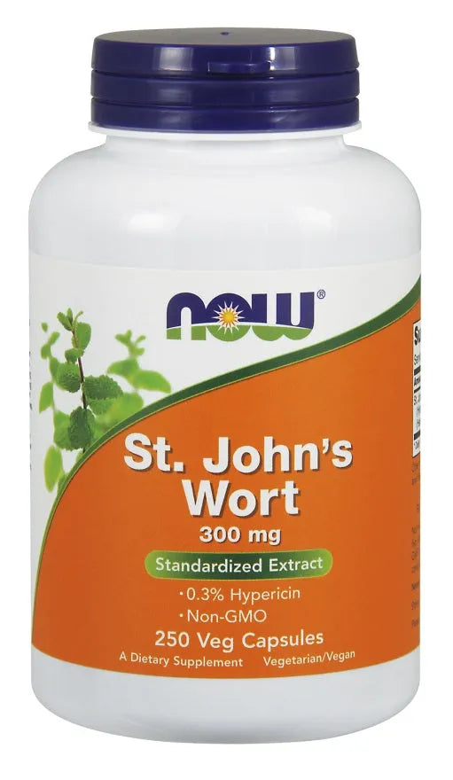 St. John’s Wort 300mg - 250 vcaps - NOW Foods - Papildai