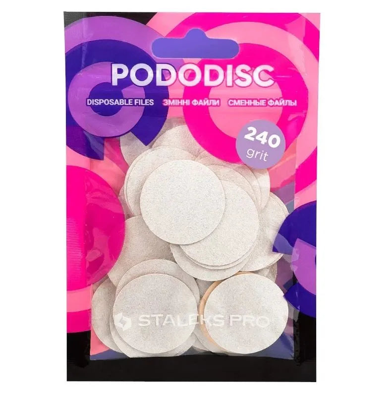 STALEKS Pro Pododisc Pakeitimo failai S Expert disk - PDF-15-240W (baltas) 1 pakuotė - 50 vnt. - Higiena