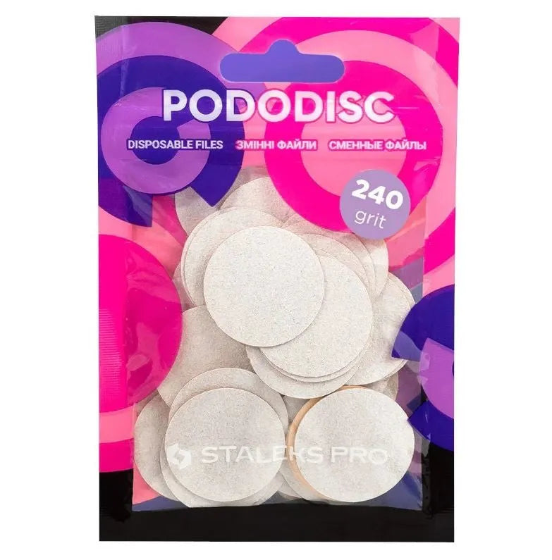 STALEKS Pro Pododisc Replacement failai diskui M PDF-20-240W (baltas) 1 pakuotė - 50 vnt. - Higiena