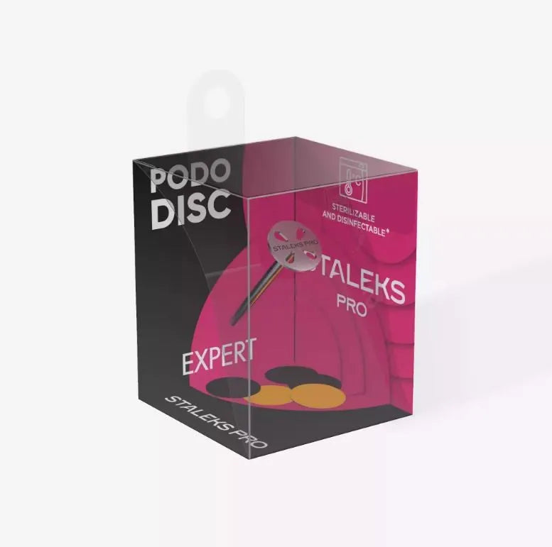 STALEKS Pro Pododisc XS 10mm + 5 failai 180W PDset-10 1 pakuotė. - Kosmetika