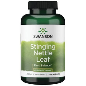 Stinging Nettle Leaf - Dilgėlės lapas - 400 mg - N120 - Swanson - Papildai