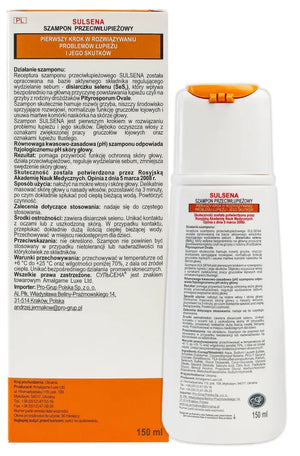 SULSENA Anti-dandruff šampūnas 150 ml - Kosmetika