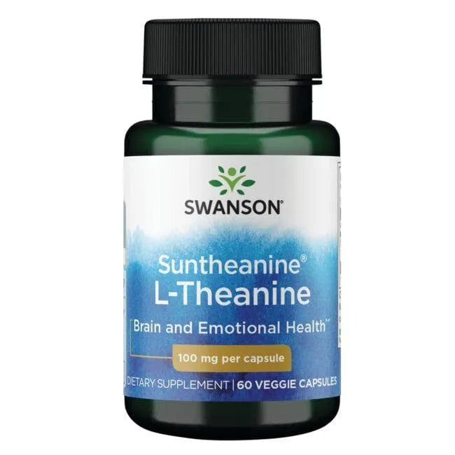 Suntheanine L-Theanine - 100 mg - N60 - Swanson - Papildai