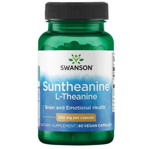Suntheanine L-Theanine - 200 mg - N60 - L-Teaninas - Swanson - Papildai