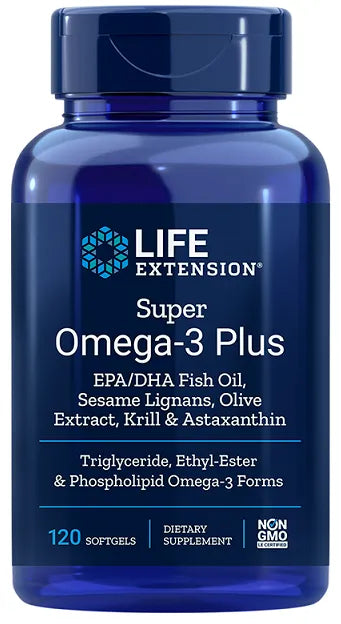 Super Omega-3 Plus - 120 softgels - Life Extension - Papildai