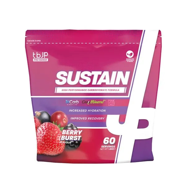 Sustain Berry Burst - 1800g - Trained by JP - Sporto papildai