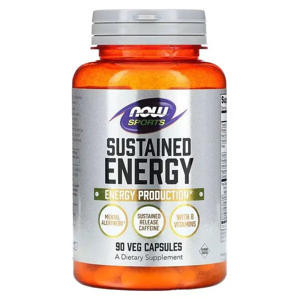 Sustained Energy - 90 vcaps - NOW Foods - Papildai