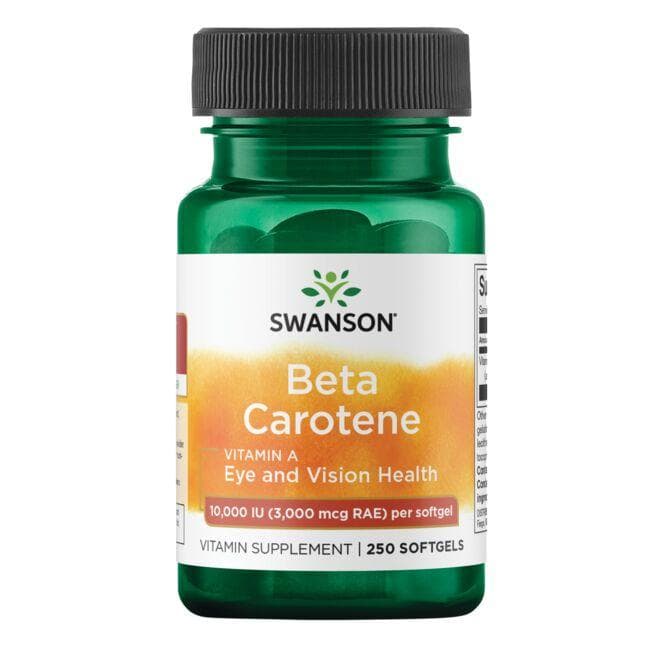 Beta Carotene - 10000 IU - N250 - Beta karotinas - Swanson - Vaistine1.lt