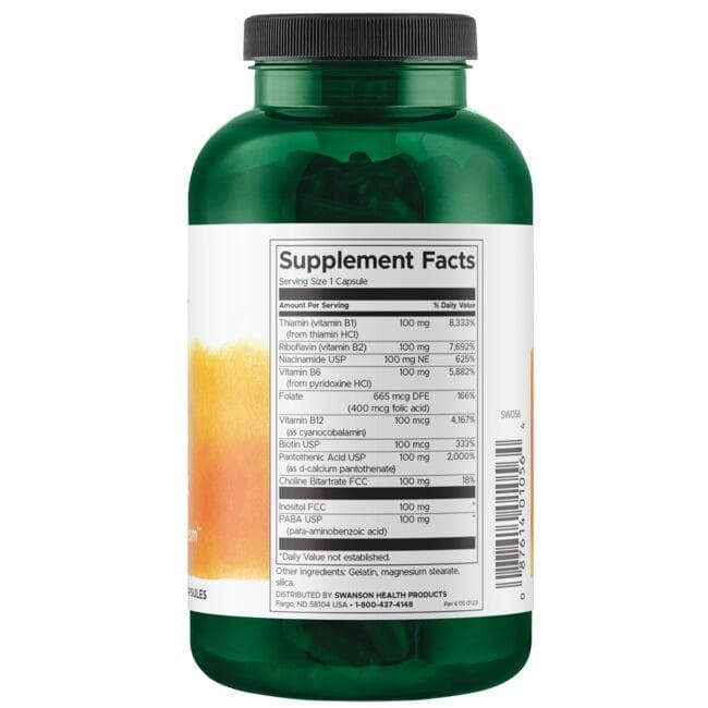 Balance B-100 Complex - 100 mg - N300 - Swanson - Vaistine1.lt