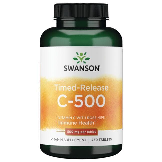 Time-Released C-500 - Vitaminas C - 500 mg - N250 - Swanson - Vaistine1.lt