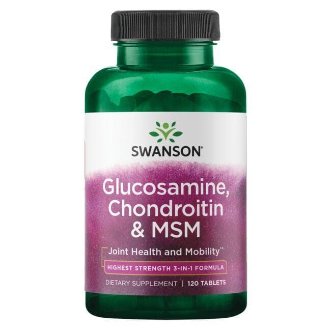 Glucosamine, Chondroitin & MSM - Highest Strength - N120 - Swanson