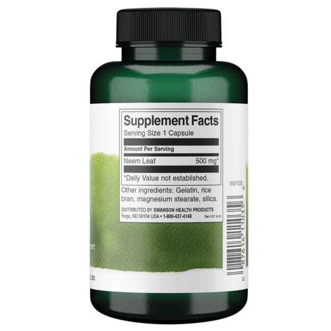 Neem Leaf - 500 mg - N100 - Swanson