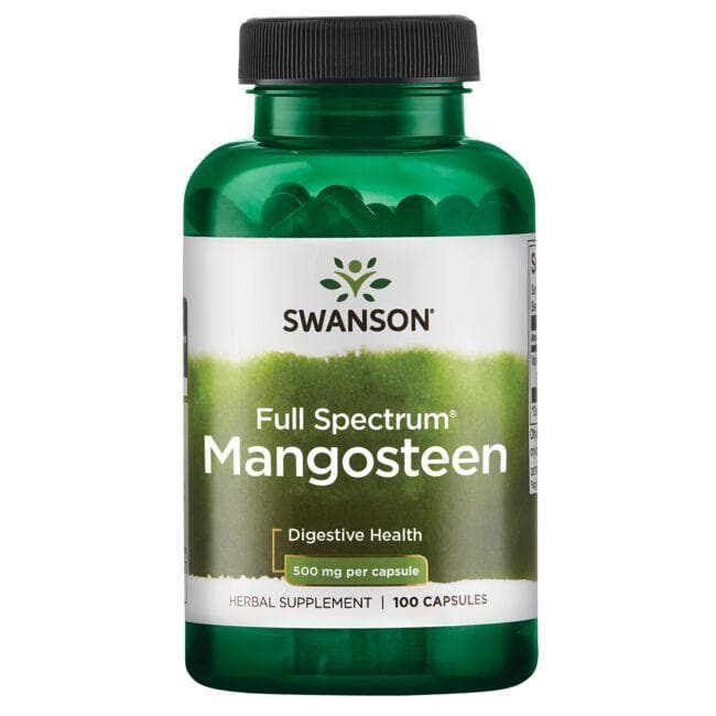 Full Spectrum Mangosteen - Mangostanas - 500 mg - N100 - Swanson