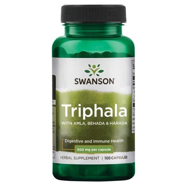 Triphala with Amla, Behada & Harada - 500 mg - N100 - Swanson - Vaistine1.lt