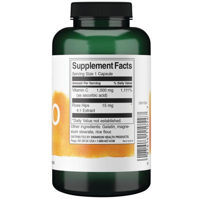 C-1000 - Vitaminas C - 1000 mg - N90 - Swanson