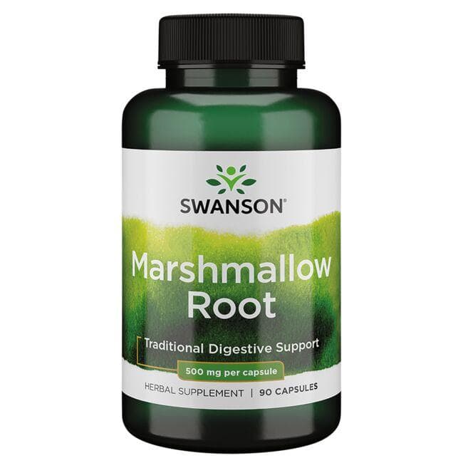 Marshmallow Root - Svilarožės šaknis - 500 mg - N90 - Swanson