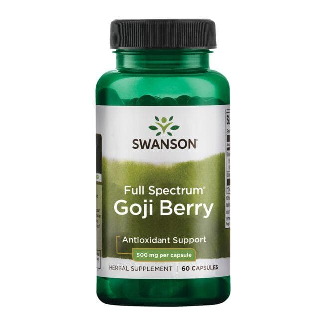 Goji Berry - Wolfberry - Dygliuotasis ožerškis - 500 mg - N60 - Swanson