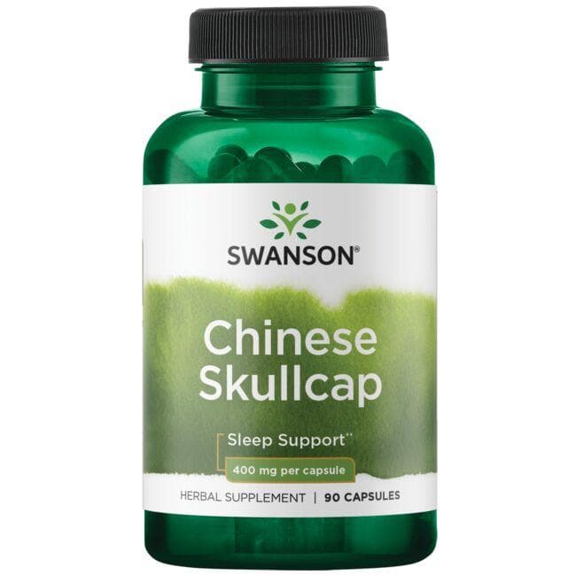 Chinese Skullcap - Baikalinė kalpokė - 400 mg - N90 - Swanson