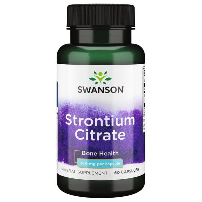 Strontium Citrate - Kaulams - 340 mg - N60 - Stroncio citratas - Swanson - Vaistine1.lt