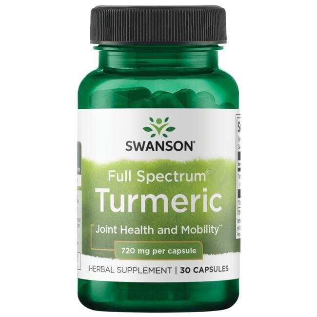 Turmeric Full Spectrum - Ciberžolė - 720 mg - N30 - Swanson - Vaistine1.lt