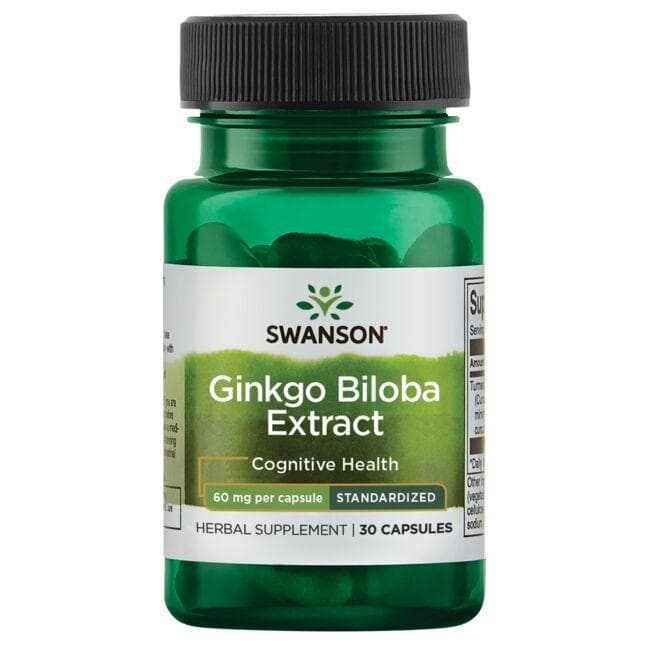 Ginkgo Biloba Extract - 60 mg - N30 - Swanson