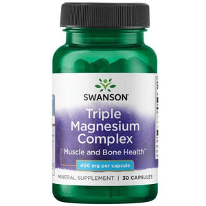 Triple Magnesium Complex - 400 mg - N30 - Swanson - Vaistine1.lt