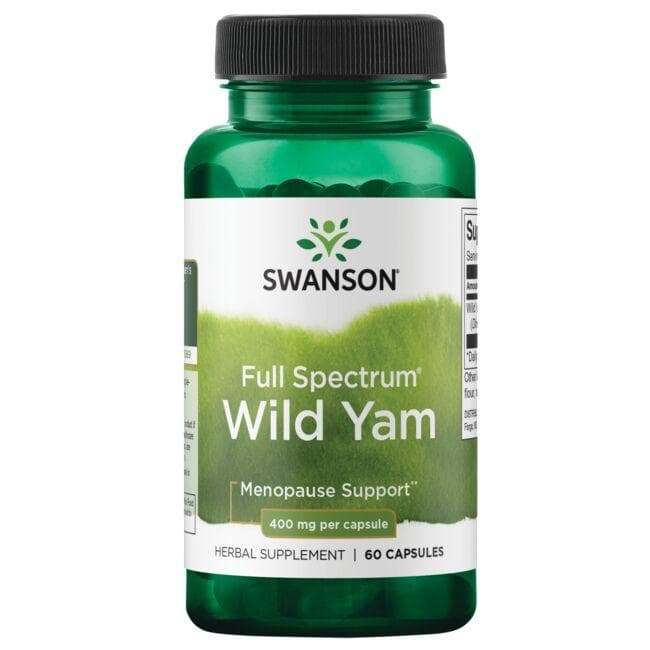 Wild Yam - Menopauzei - 400 mg - N60 - Swanson