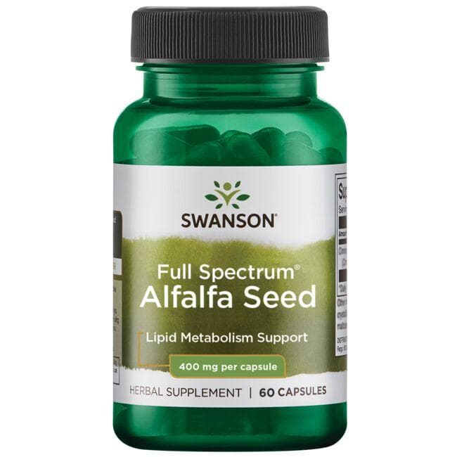 Full Spectrum Alfalfa Seed - Liucernos sėklos - 400 mg - N60 - Swanson