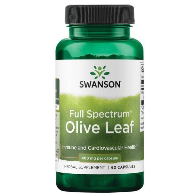 Olive Leaf - Alyvuogių lapai - 400 mg - N60 - Swanson