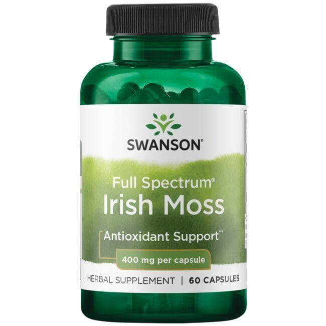 Irish Moss - Airijos samanos - 400 mg - 60 kap. - Swanson